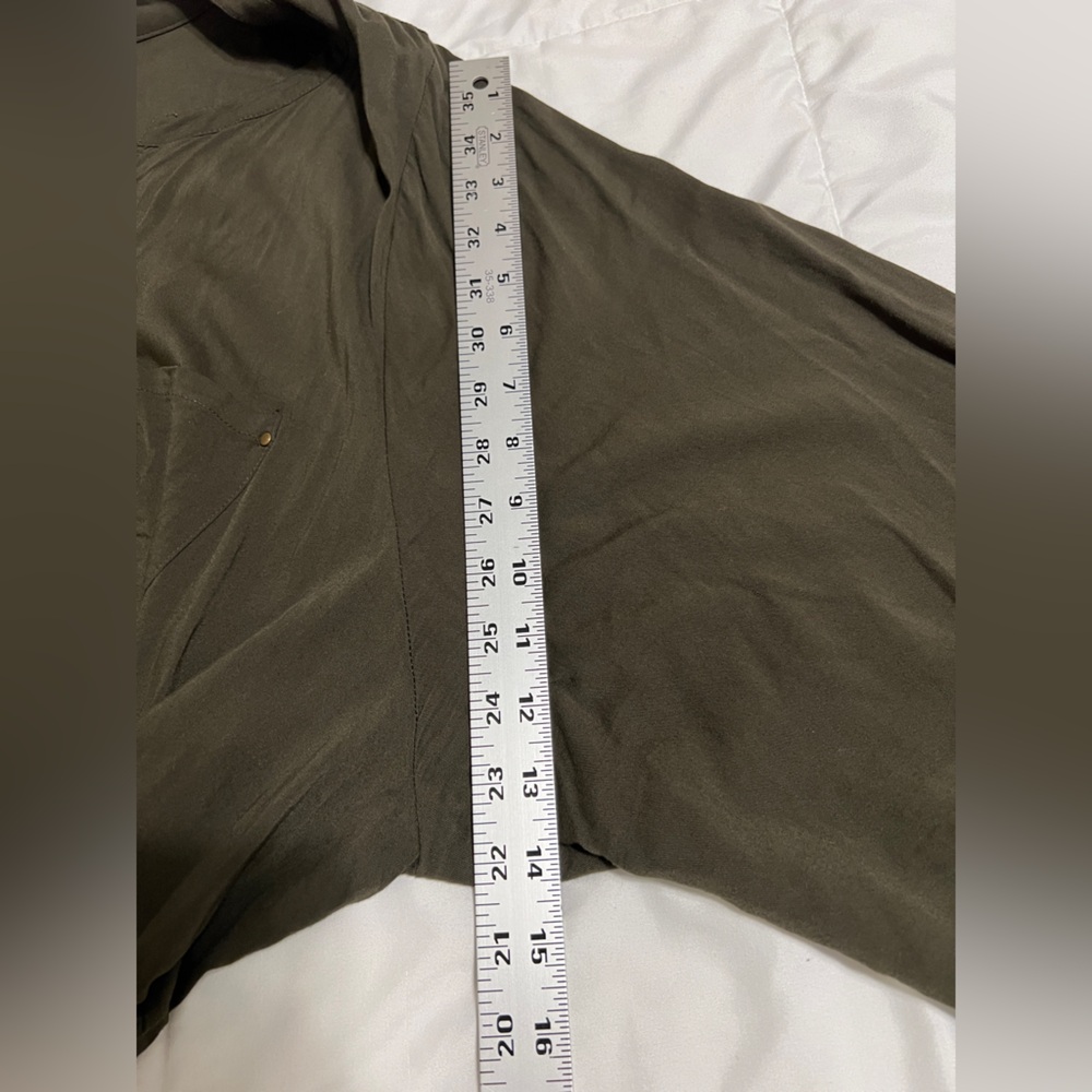 Torrid 5X olive green shirt dress - Picture 5 of 10